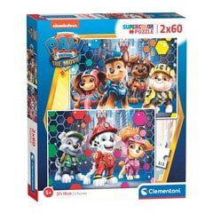 Пазл Clementoni Paw Patrol The Movie, 2x60 д. цена и информация | Пазлы | 220.lv