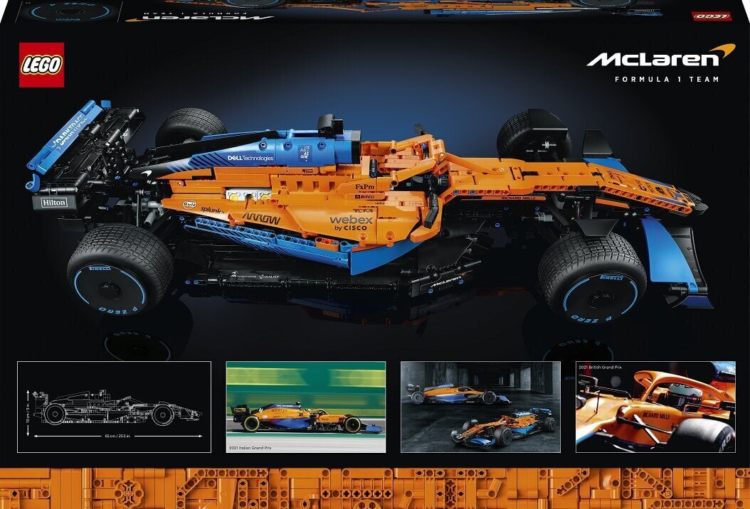 42141 LEGO® Technic McLaren Formula 1 sacīkšu automobilis cena un informācija | Konstruktori | 220.lv