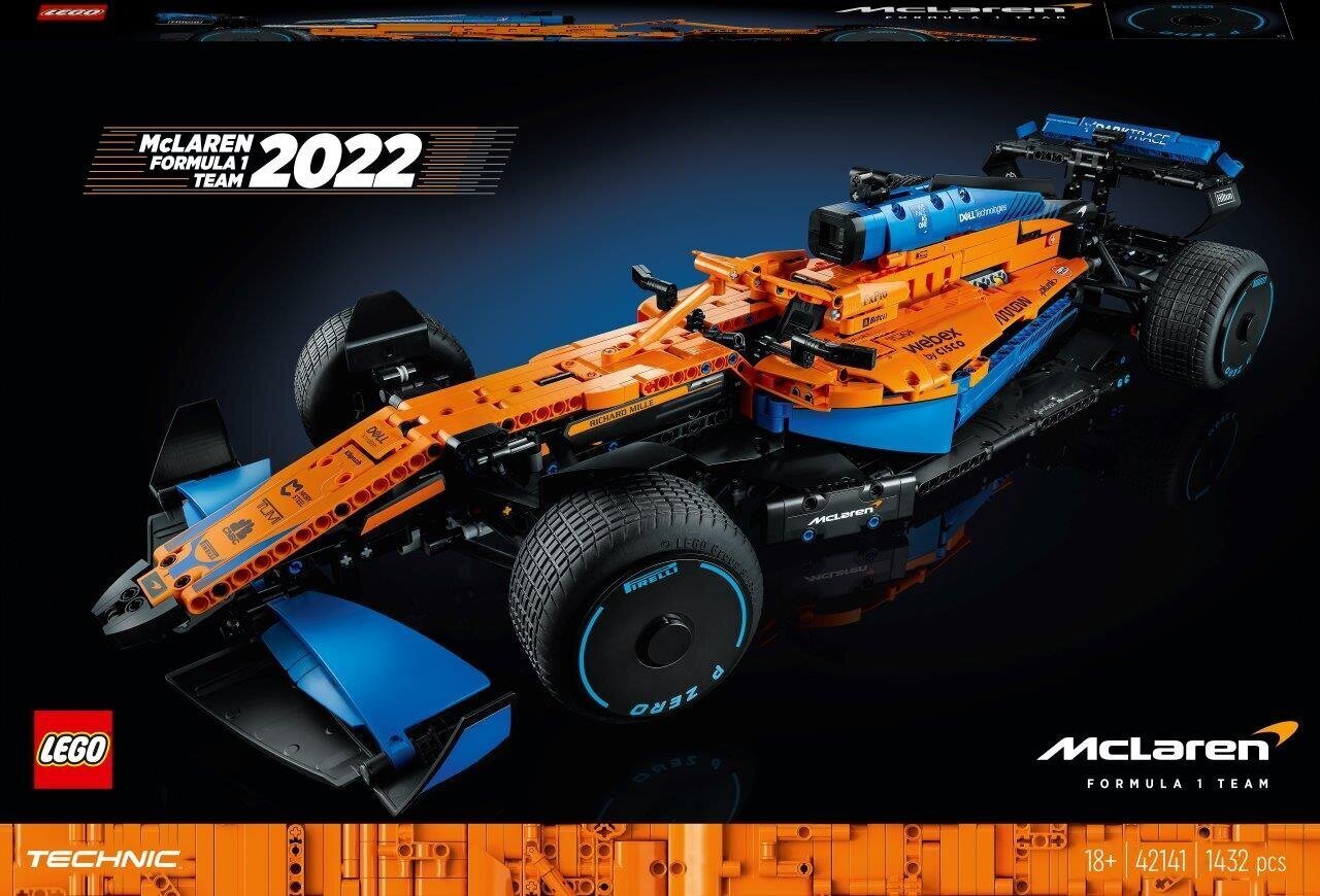 42141 LEGO® Technic McLaren Formula 1 sacīkšu automobilis cena un informācija | Konstruktori | 220.lv