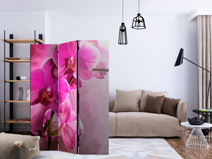 3-daļīgs aizslietnis - Pink Orchid [Room Dividers] cena un informācija | Aizslietņi | 220.lv