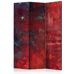 3-daļīgs aizslietnis - Red Concrete [Room Dividers] cena un informācija | Aizslietņi | 220.lv