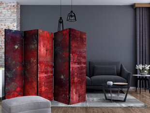 5-daļīgs aizslietnis - Red Concrete II [Room Dividers] cena un informācija | Aizslietņi | 220.lv