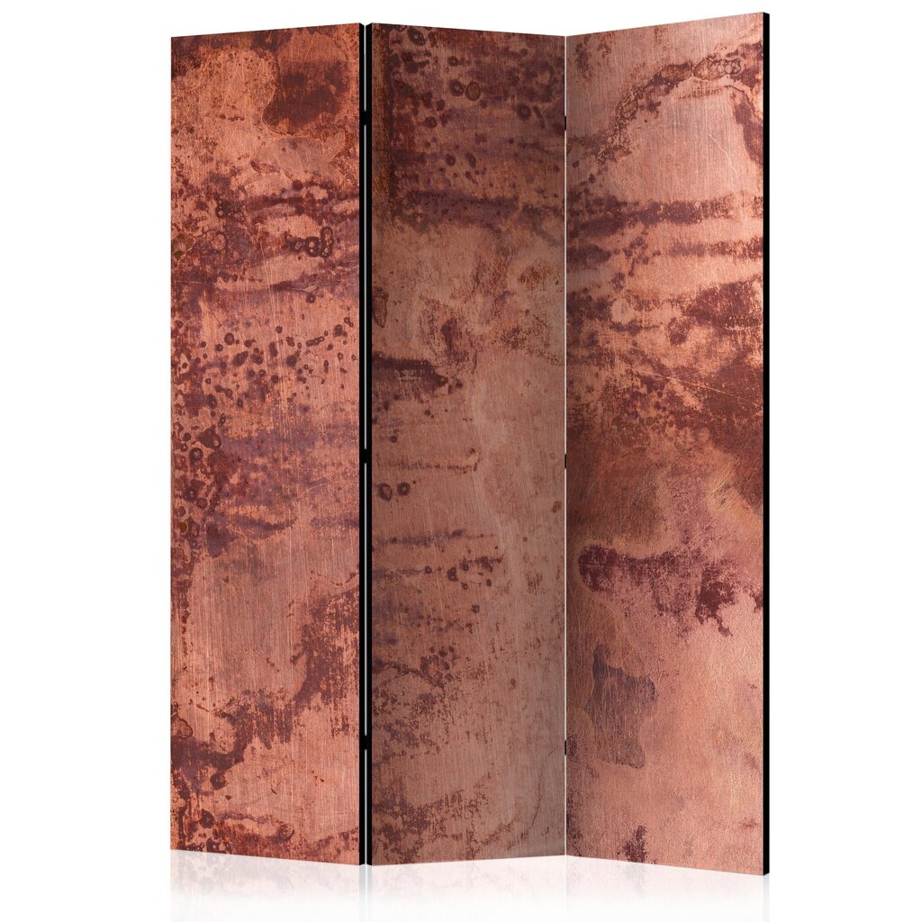 3-daļīgs aizslietnis - Red Metal Sheet [Room Dividers] cena un informācija | Aizslietņi | 220.lv