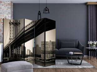5-daļīgs aizslietnis - Manhattan Bridge, New York II [Room Dividers] cena un informācija | Aizslietņi | 220.lv