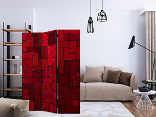 3-daļīgs aizslietnis - Red Imagination [Room Dividers] cena un informācija | Aizslietņi | 220.lv