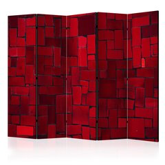 5-daļīgs aizslietnis - Red Imagination II [Room Dividers] cena un informācija | Aizslietņi | 220.lv