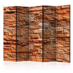 5-daļīgs aizslietnis - Orange Stone II [Room Dividers] cena un informācija | Aizslietņi | 220.lv