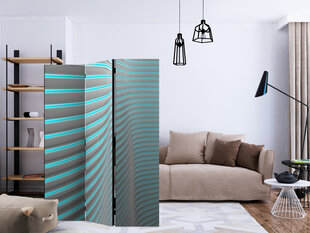 3-daļīgs aizslietnis - Neon Blue [Room Dividers] cena un informācija | Aizslietņi | 220.lv