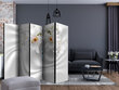 5-daļīgs aizslietnis - Royal Whiteness II [Room Dividers] cena un informācija | Aizslietņi | 220.lv