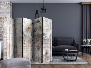 5-daļīgs aizslietnis - Parisian Lilies II [Room Dividers] cena un informācija | Aizslietņi | 220.lv