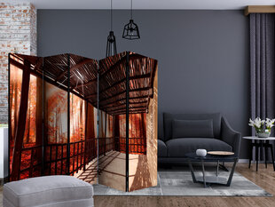 5-daļīgs aizslietnis - Nature: Forest Terrace II [Room Dividers] cena un informācija | Aizslietņi | 220.lv