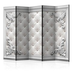 5-daļīgs aizslietnis - Quilted Leather II [Room Dividers] cena un informācija | Aizslietņi | 220.lv