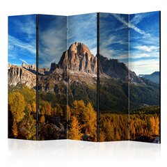 5-daļīgs aizslietnis - Panoramic view of Italian Dolomites II [Room Dividers] cena un informācija | Aizslietņi | 220.lv