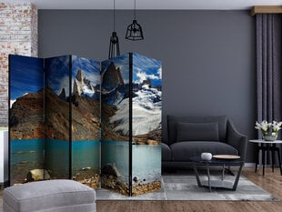 5-daļīgs aizslietnis - Mount Fitz Roy, Patagonia, Argentina II [Room Dividers] cena un informācija | Aizslietņi | 220.lv