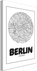 Glezna - Retro Berlin (1 Part) Vertical cena un informācija | Gleznas | 220.lv