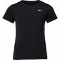 Bērnu T-krekls ar īsām piedurknēm Nike Pro, melns S6436566 cena un informācija | Krekli, bodiji, blūzes meitenēm | 220.lv