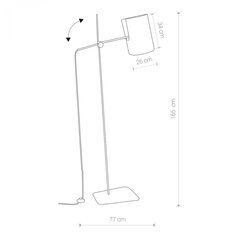 Nowodvorski Lighting stāvlampa Zelda I 6010 cena un informācija | Stāvlampas | 220.lv