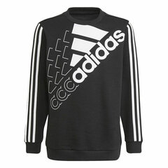 Bērnu džemperis Adidas Essentials Logo K, melns cena un informācija | Zēnu jakas, džemperi, žaketes, vestes | 220.lv