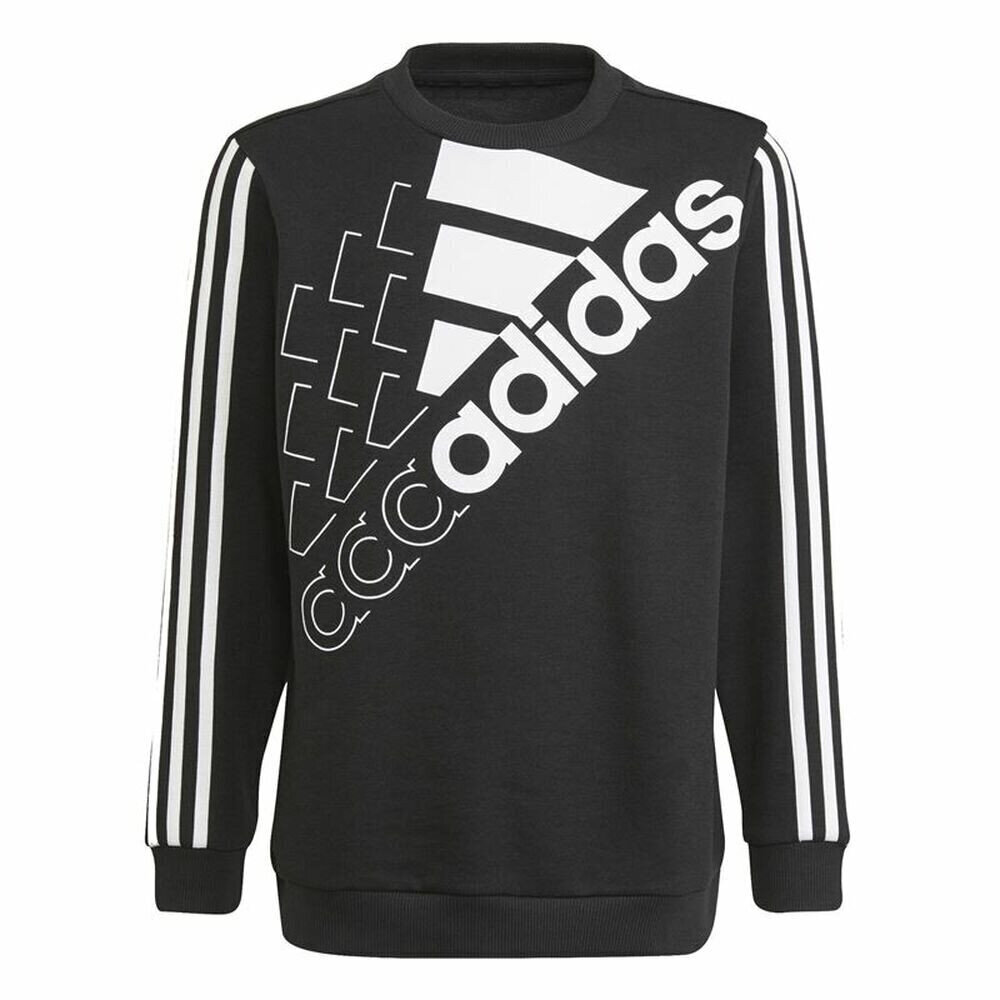 Bērnu džemperis Adidas Essentials Logo K, melns цена и информация | Zēnu jakas, džemperi, žaketes, vestes | 220.lv