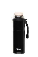 Atom termoss Black, 750 ml cena un informācija | Termosi, termokrūzes | 220.lv