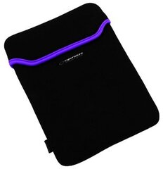 Planšetes maciņš Esperanza Neoprene ET172V, 9.7", melns/violets cena un informācija | Somas portatīvajiem datoriem | 220.lv