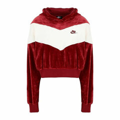 Sieviešu sporta krekls ar kapuci Nike Sportswear Heritage, tumši sarkans S6435912 cena un informācija | Jakas sievietēm | 220.lv