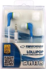 Esperanza Lollipop, Синие цена и информация | Наушники | 220.lv
