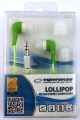 ESPERANZA LOLLIPOP EH146G Green cena un informācija | Austiņas | 220.lv