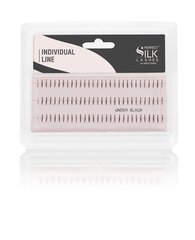 Perfect Silk Lashes, Пучковые ресницы, короткиe, с черным низом цена и информация | Накладные ресницы, керлеры | 220.lv