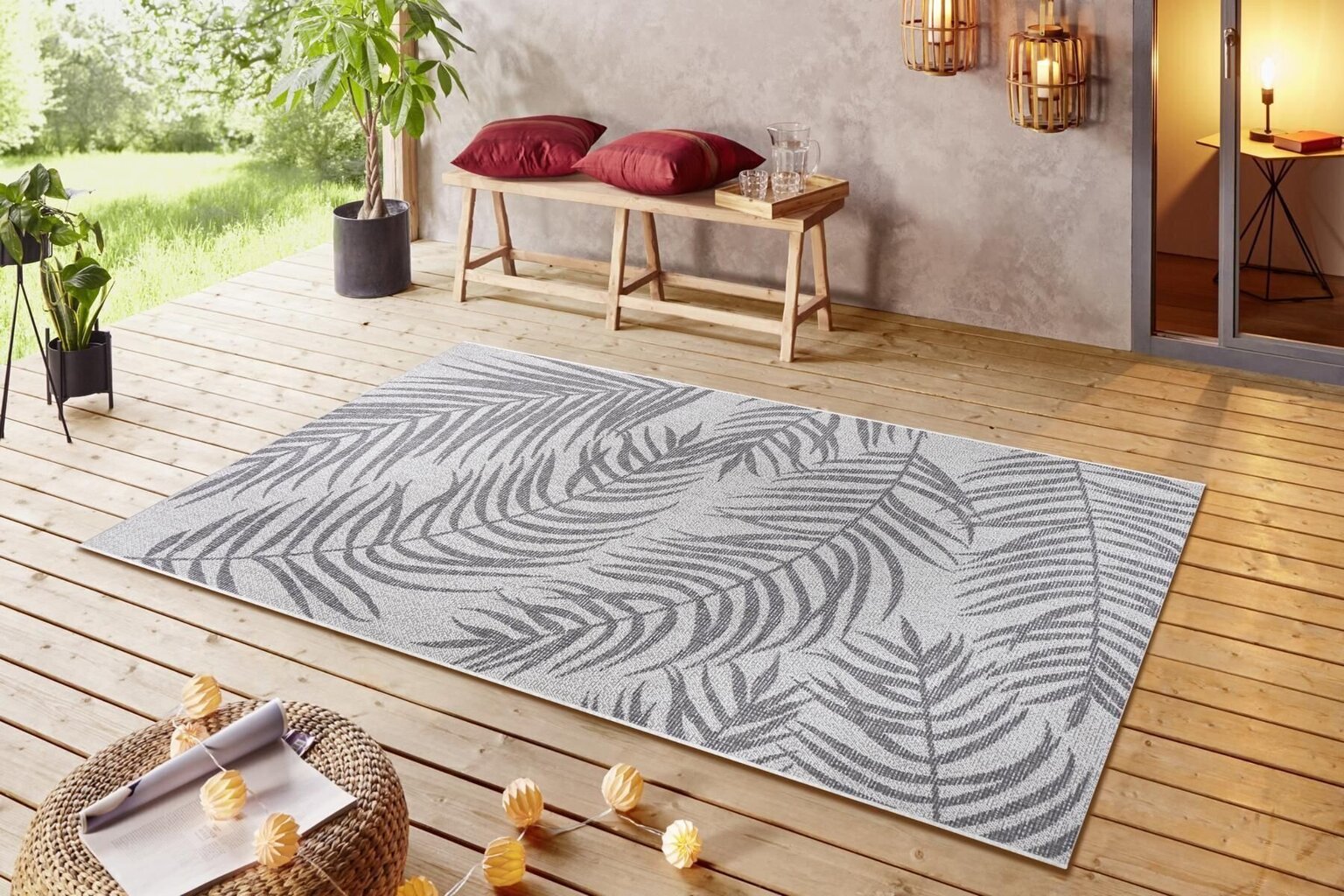 Northrugs paklājs Jaffa Anthracite Grey Cream 70x140 cm cena un informācija | Paklāji | 220.lv