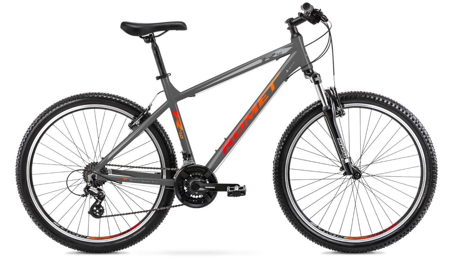 Kalnu velosipēds Romet Rambler R7.0 27.5" 2022, tumši pelēks цена и информация | Velosipēdi | 220.lv