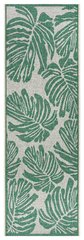 Northrugs paklājs celiņš Jaffa Emerald Green Cream 70x200 cm cena un informācija | Paklāji | 220.lv