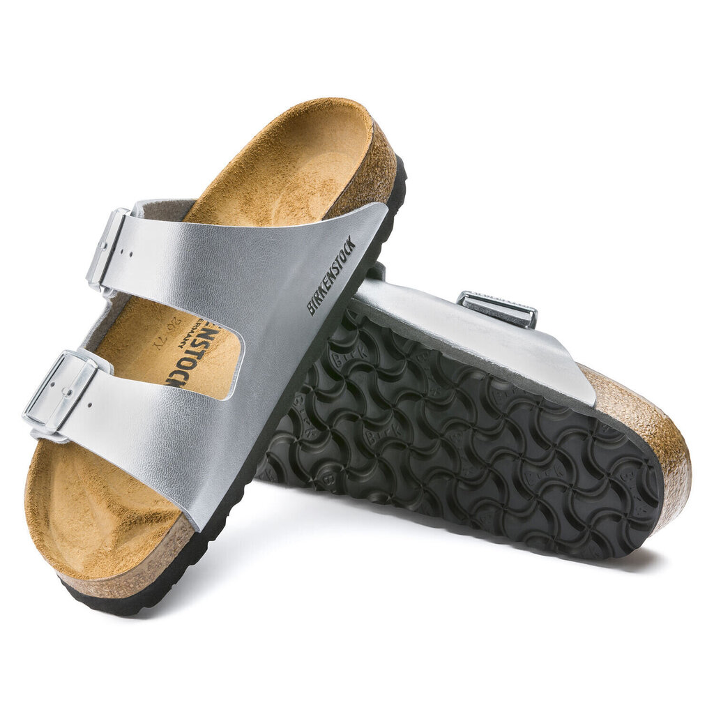 Čības Birkenstock Arizona BF Silver цена и информация | Iešļūcenes, čības sievietēm | 220.lv