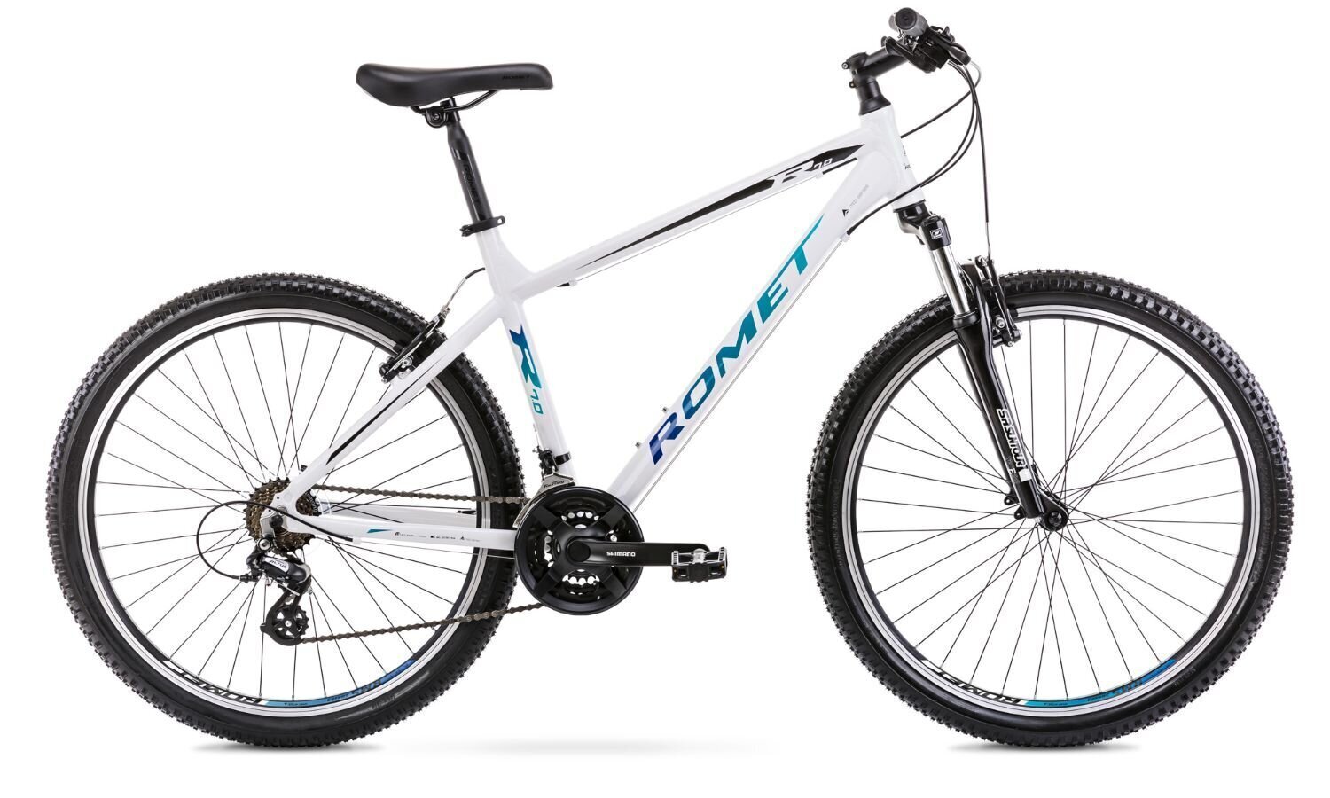 Kalnu velosipēds Romet Rambler R7.0 27.5" 2022, balts/melns цена и информация | Velosipēdi | 220.lv