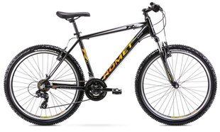 Kalnu velosipēds Romet Rambler R6.1 26" 2022, melns/dzeltens цена и информация | Велосипеды | 220.lv