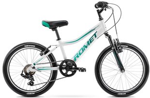 Детский велосипед Romet Rambler KID 2 20" Alu 2022, белый/зеленый цена и информация | Велосипеды | 220.lv