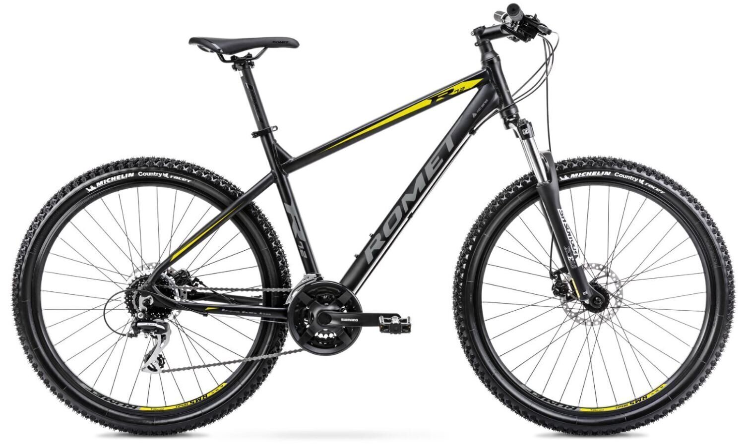 Kalnu velosipēds Romet Rambler R7.2 27.5" 2022, melns/pelēks cena un informācija | Velosipēdi | 220.lv