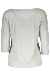 Серая футболка с вырезом на спине цена и информация | Женские блузки, рубашки | 220.lv