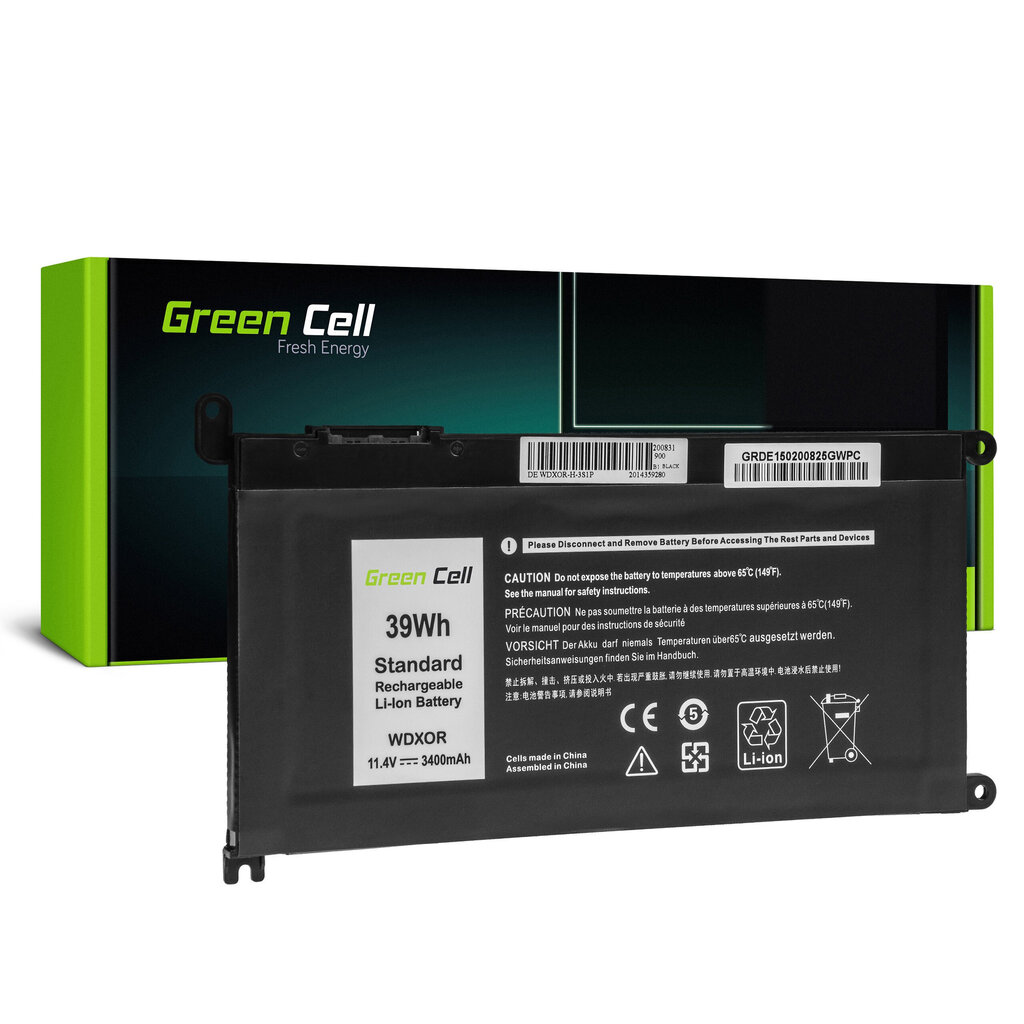 Аккумулятор для ноутбука Аккумулятор Green Cell DE150 цена | 220.lv