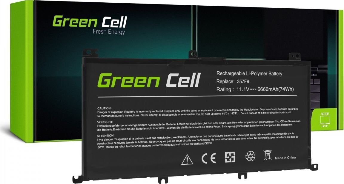 Green Cell DE139 cena un informācija | Akumulatori portatīvajiem datoriem | 220.lv