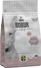 Sausā barība suņiem Bozita Robur Sensitive Single Protein, ar lasi un rīsiem, 12.5 kg cena un informācija | Sausā barība suņiem | 220.lv