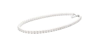 Kaklarota ar pērlēm, sudrabs 925°, 9-10 mm, garums 55 cm cena un informācija | Kaklarotas | 220.lv