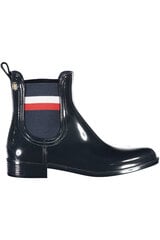 Gumijas zābaki sievietēm Tommy Hilfiger FW0FW05969F цена и информация | Женские резиновые сапоги | 220.lv