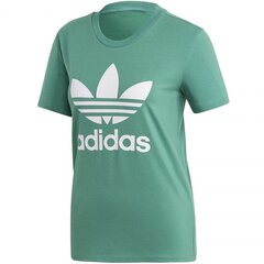 Спортивная футболка женская, adidas Trefoil Tee W FM3300 зеленая цена и информация | Спортивная одежда для женщин | 220.lv