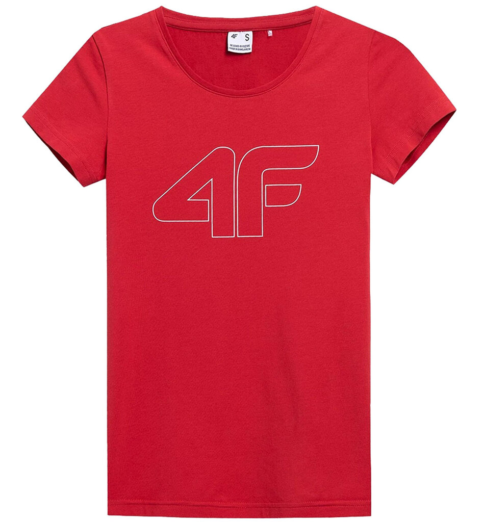 T-krekls sievietēm 4F NOSH4 TSD353, sarkans цена и информация | T-krekli sievietēm | 220.lv