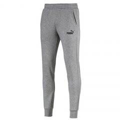 Мужские спортивные брюки Puma ESS Logo FL CL M 851753 03 gray, 62384 цена и информация | Мужская спортивная одежда | 220.lv