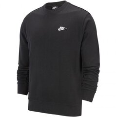Джемпер мужской Nike NSW Club Crew FT M BV2666 010, черный цена и информация | Мужская спортивная одежда | 220.lv