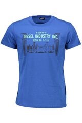 Футболка мужская Diesel, синяя цена и информация | Мужские футболки | 220.lv