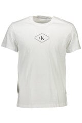 Футболка для мужчин Calvin Klein, белая цена и информация | Мужские футболки | 220.lv