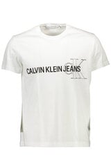 Vīriešu T-krekls Calvin Klein, balts cena un informācija | Vīriešu T-krekli | 220.lv